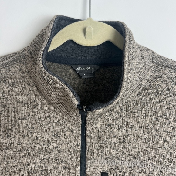 Eddie Bauer Men's Size XL Taupe Gray Radiator Sweater Fleece Vest 2.0 Outdoors - Picture 7 of 11